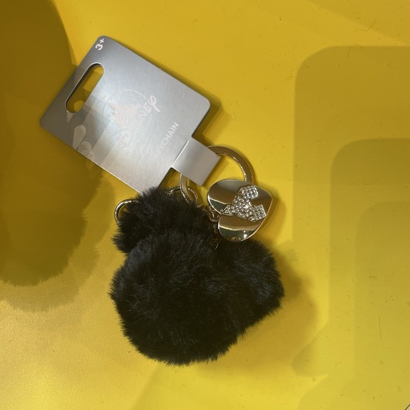 Disney Other - 2025 Disney Parks Mickey Mouse Ear Icon Castle Plush Pom Pom  Keychain Bag Charm